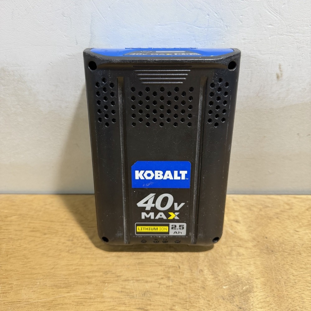 Kobalt 40V Max Lithium-Ion 2.5Ah Battery KB 245-06 Black Power Tool Battery